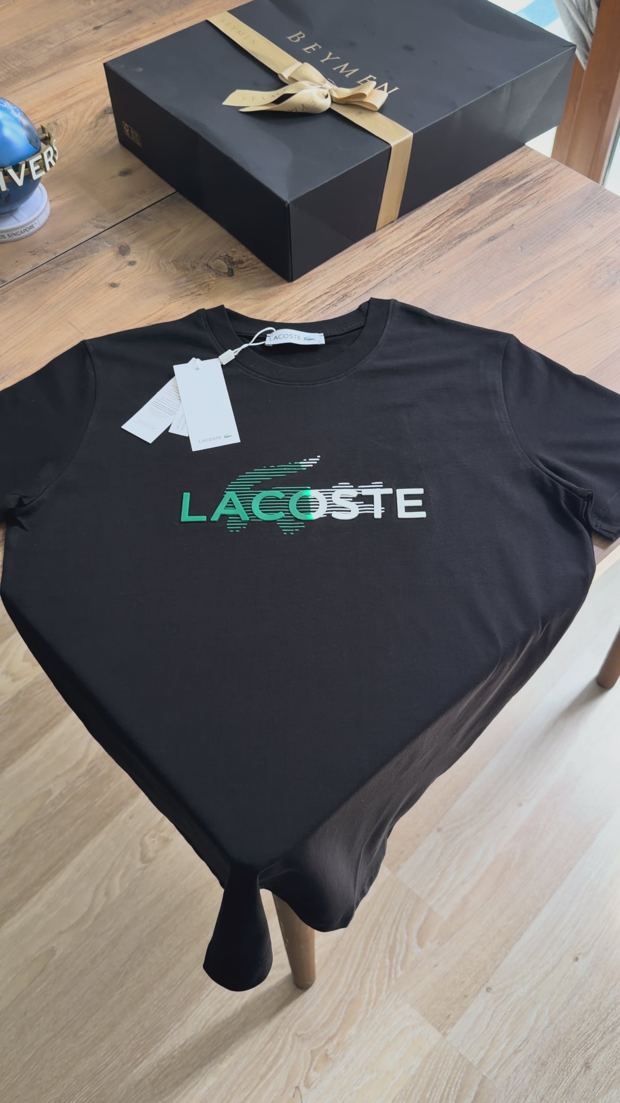 Lacoste Premıum  Tişört Siyah