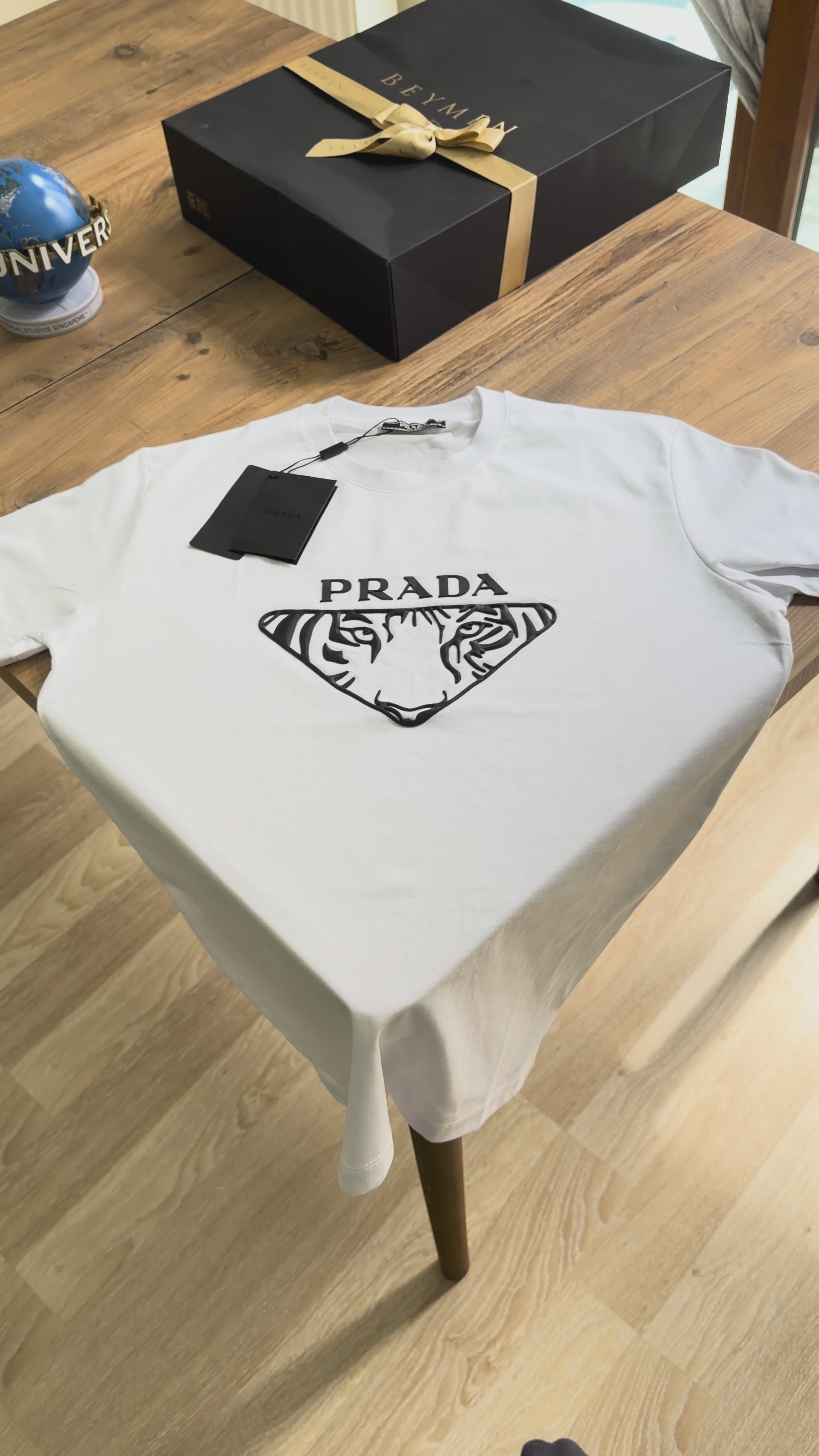 Prada Premıum  Tişört Beyaz